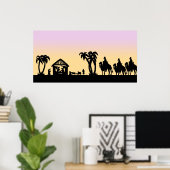 出生シルエットワイズメンズオンザホライズン ポスター (ホームオフィス)