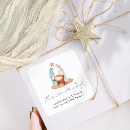 出生シンプルシーンすべて冷静な名前 スクエアシール