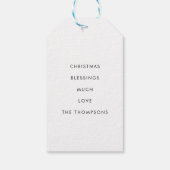 出生シンプルシーン3キングスリリック名 ギフトタグ (裏面)