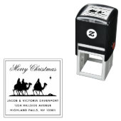 出生シンプルワイズメン差出人住所 セルフインキングスタンプ (インサイチュ)