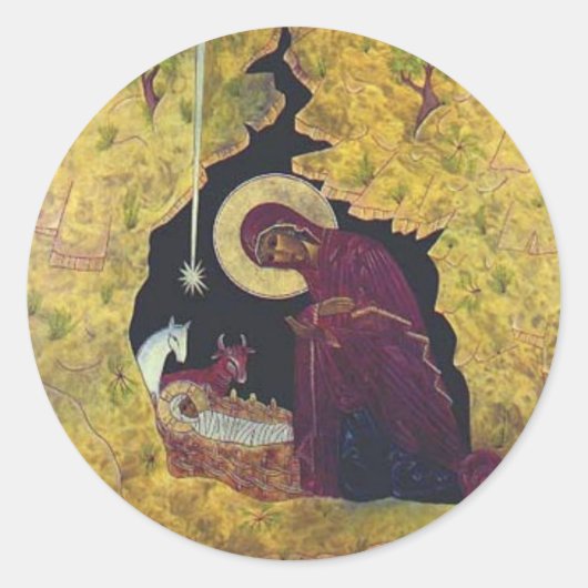 出生シール ラウンドシール (正面)