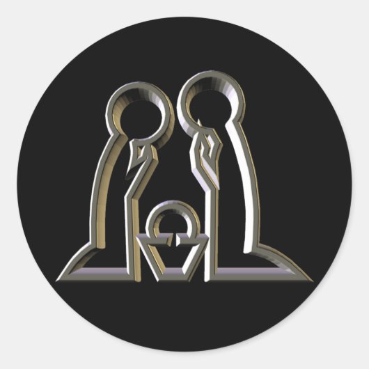 出生シール ラウンドシール (正面)