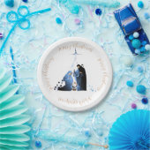 出生シーンとクリスマスの挨拶 ペーパープレート (パーティー)