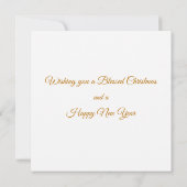 出生シーンとグローリートゥゴッド文字 カード (裏面)