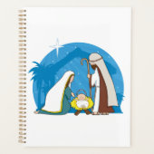 出生シーンとマリヨセフとベビーイエス プランナー手帳 (正面)