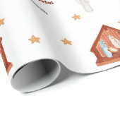 出生シーンのギフトラップカスタマイズ-文字付 ラッピングペーパー (ロールコーナー)