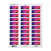 出生シーンのクリスマスラベル ラベル (フルシート)