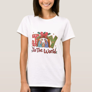 出生シーンの世界への喜び Tシャツ