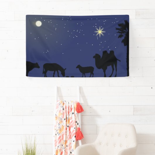 出生シーンの背景 横断幕 (インサイチュ)