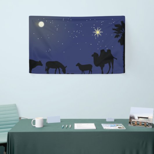 出生シーンの背景 横断幕 (トレードショー)