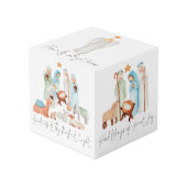 出生シーンイラストレーションキャロル歌詞クリスマス フォトキューブ (正面アングル)