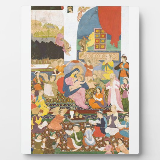 出生シーンインディアンスタイル フォトプラーク (正面)