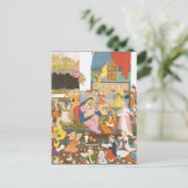 出生シーンインディアンスタイル ポストカード (スタンド正面)