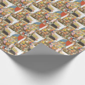 出生シーンインディアンスタイル ラッピングペーパー (角)