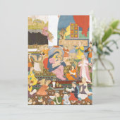 出生シーンインディアンスタイル 招待状 (スタンド正面)