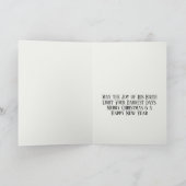 出生シーンキリスト教のクリスマスの願い カード (内部)