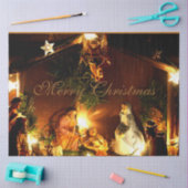 出生シーンクリスマスティッシュペーパー 薄葉紙 (クラフト)