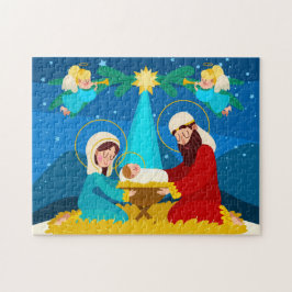 出生シーンクリスマスパズル ジグソーパズル