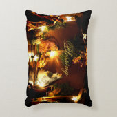 出生シーンクリスマスピロー アクセントクッション (正面(垂直))