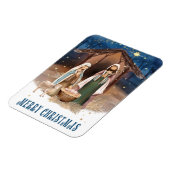 出生シーンクリスマスプレゼント磁石 マグネット (左側)