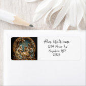 出生シーンクリスマス住所 シール (インサイチュ)