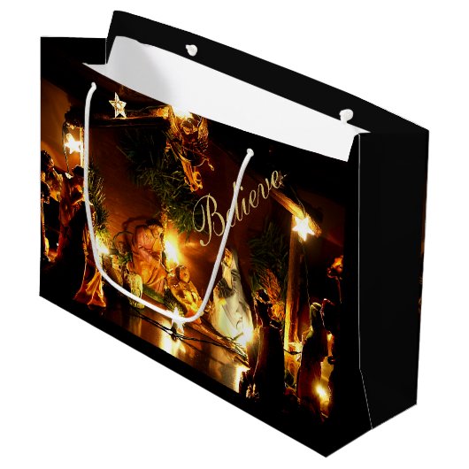 出生シーンクリスマス抱き枕 ラージペーパーバッグ (正面アングル)