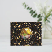 出生シーンクリブヴァージンメアリー乳児イエススターズ ポストカード (スタンド正面)