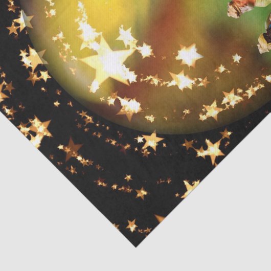 出生シーンクリブヴァージンメアリー乳児イエズスターズ 薄葉紙 (詳細)