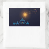 出生シーンステッカー 長方形シール (バッグ)