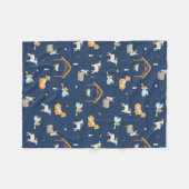 出生シーンソフトフリースクリスマスブランケット フリースブランケット (正面(横))