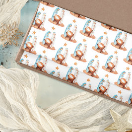 出生シーンパターンメアリージョセフイエスクリスマス 薄葉紙