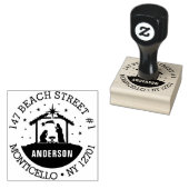 出生シーンベビーイエスキリスト差出人住所 ラバースタンプ (押印)