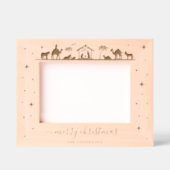 出生シーンベビーイエスキリスト レーザー彫刻フレーム (正面)