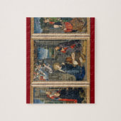 出生シーンベビーイエス宗教クリスマス ジグソーパズル (縦)