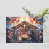 出生シーンベビーイエズクリスマスカード#2 シーズンカード (スタンド正面)