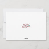 出生シーンベビーイエズクリスマスカード#3 シーズンカード (裏面)