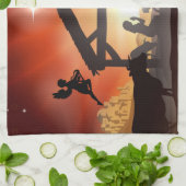 出生シーンホリデー宗教的なクリスマス キッチンタオル (折り畳み)