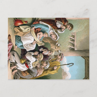 出生シーンポストカード ポストカード