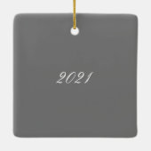 出生シーンメリークリスマスセラミックオーナメント セラミックオーナメント (裏面)