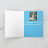 出生シーンヴィンテージクリスマスグリーティングカード シーズンカード (内部)