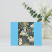 出生シーンヴィンテージクリスマスポストカード シーズンポストカード (スタンド正面)