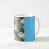 出生シーンヴィンテージクリスマスマグ コーヒーマグカップ (正面右)