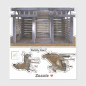 出生シーン取り外し可能ビニールシールセット1 シール (シート)