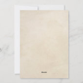 出生シーン宗教的なクリスマス シーズンカード (裏面)