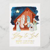 出生シーン栄光へ神 箔シーズンカード (正面)