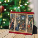 出生シーン美しい宗教的なクリスマス フォトプラーク<br><div class="desc">ジェラード・ダビデのドナーと聖徒との出生は、イエス・キリストとのクラシック出生シーンを特徴としている。クリスチャンの人生に完璧なクリスマスプレゼント。特集マザーメイ祈ズがベビーイエスと羊飼いが贈り物を持って来る。</div>