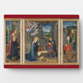 出生シーン美しい宗教的なクリスマス フォトプラーク (正面)