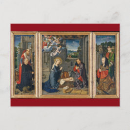 出生シーン美しい宗教的なクリスマス ポストカード