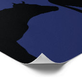 出生シーン背景クリスマス ポスター (角)