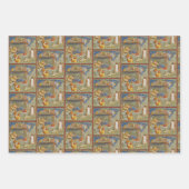 出生シーン誕生のイエズジオットディボンドン ラッピングペーパーシート (正面2)